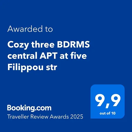 Cozy Three Bdrms At Five Filippou Str アパート テッサロニキ